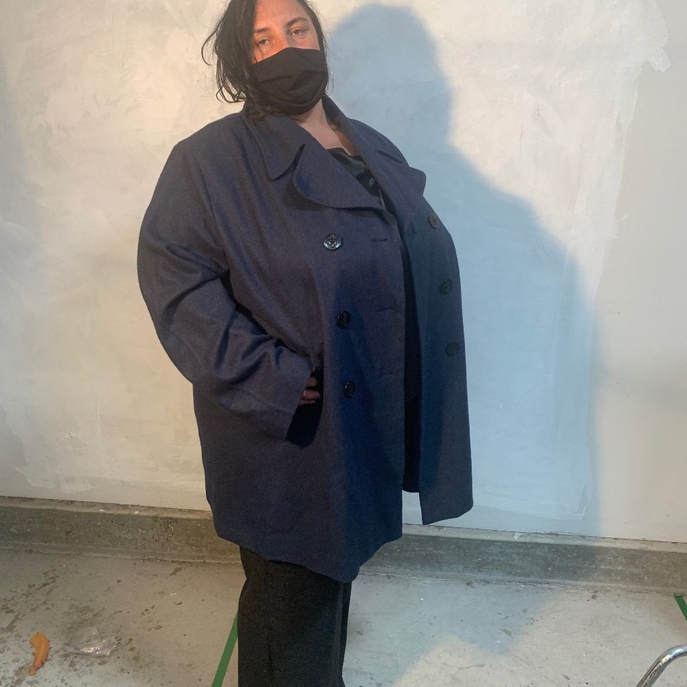 26T gorgeous Jessica London midnight blue coat